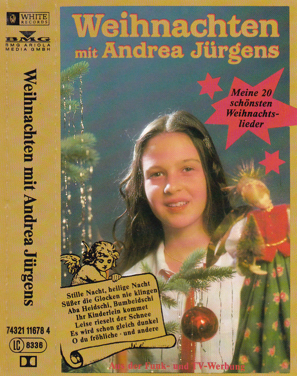 Cover Andrea Jürgens - Weihnachten Mit Andrea Jürgens (Meine 20 Schönsten Weihnachtslieder) (Cass, RE) Schallplatten Ankauf