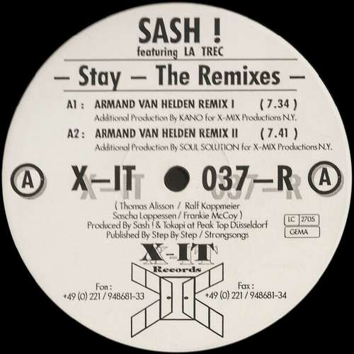 Cover Stay - The Remixes Schallplatten Ankauf