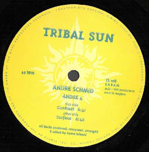 Cover Andre Schmid* - Andre 4 (12) Schallplatten Ankauf