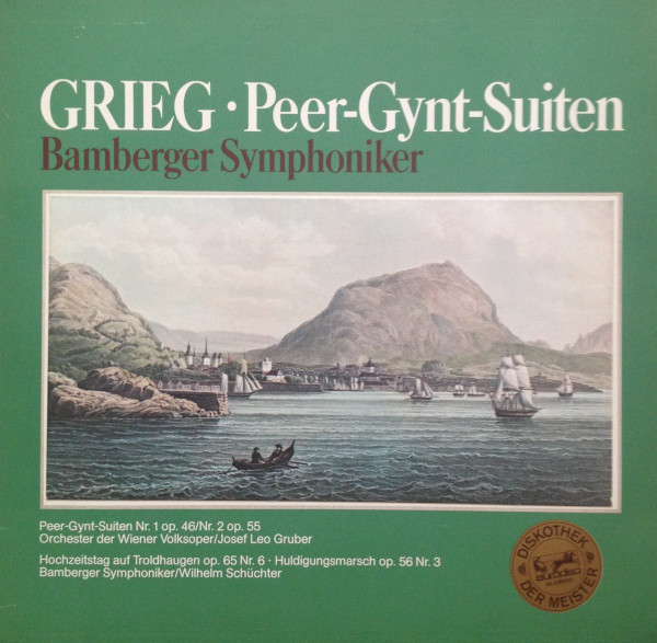 Cover Grieg*, Bamberger Symphoniker, Orchester Der Wiener Volksoper* - Peer-Gynt-Suiten (LP, NO ) Schallplatten Ankauf