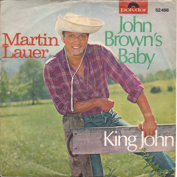 Cover Martin Lauer - King John / John Brown's Baby (7, Single, Mono) Schallplatten Ankauf