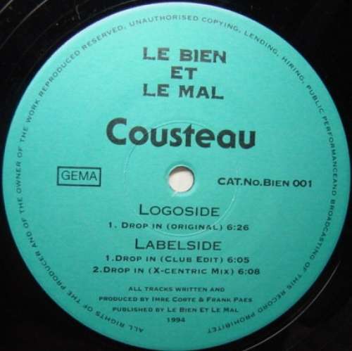 Cover Cousteau - Drop In (12) Schallplatten Ankauf
