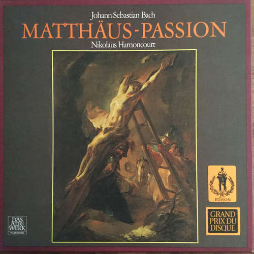 Cover Johann Sebastian Bach - Nikolaus Harnoncourt - Matthäus-Passion (4xLP + Box) Schallplatten Ankauf
