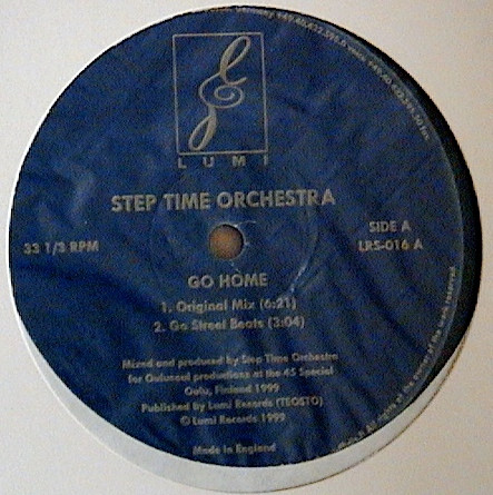 Cover Step Time Orchestra - Go Home (12) Schallplatten Ankauf