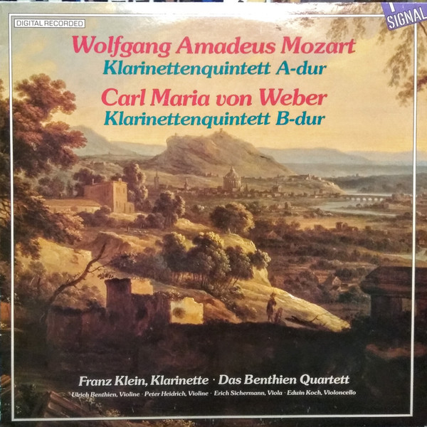 Cover Wolfgang Amadeus Mozart, Carl Maria von Weber - Klarinettenquintett A-Dur Klarinettenquintett B-Dur (LP) Schallplatten Ankauf