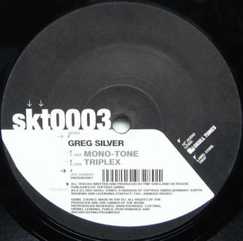 Cover Greg Silver - Mono-Tone (12) Schallplatten Ankauf