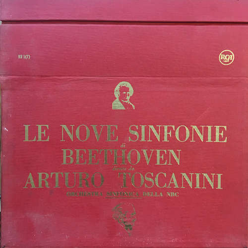 Cover Beethoven*, Arturo Toscanini, NBC Symphony Orchestra - Le Nove Sinfonie Di Beethoven (7xLP + Box) Schallplatten Ankauf
