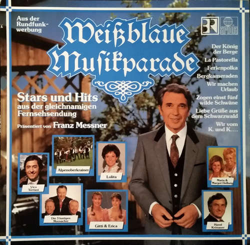 Cover Various - Weißblaue Musikparade (LP, Comp) Schallplatten Ankauf