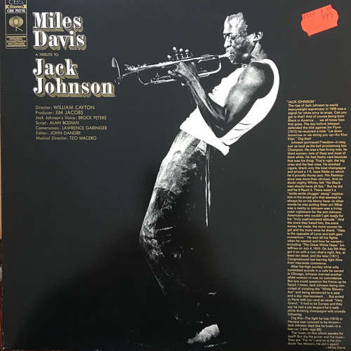 Cover Miles Davis - A Tribute To Jack Johnson (LP, Album, RE) Schallplatten Ankauf