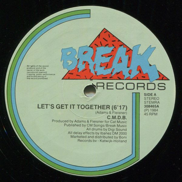 Cover C.M.D.B. - Let's Get It Together (12) Schallplatten Ankauf