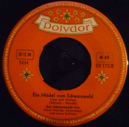 Cover Das Schwarzwald-Trio* - Alpenglüh'n (7) Schallplatten Ankauf