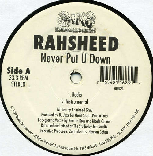 Cover Rahsheed - Never Put U Down (12) Schallplatten Ankauf