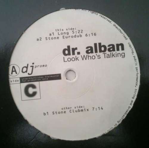 Cover Dr. Alban - Look Who's Talking (12, Promo) Schallplatten Ankauf