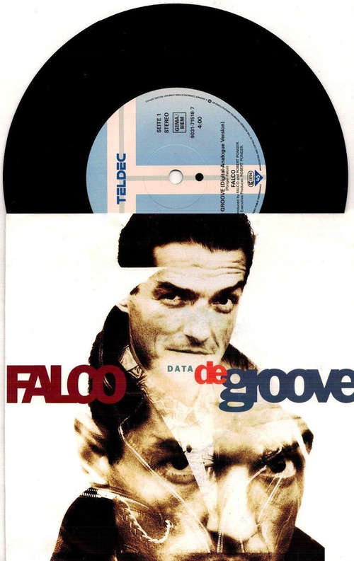 Cover Falco - Data De Groove (7, Single, Sol) Schallplatten Ankauf