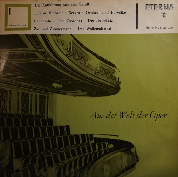 Cover Various - Aus Der Welt Der Oper (Ausschnitte) (LP, Comp, Mono) Schallplatten Ankauf