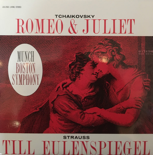 Cover Tchaikovsky* / Strauss* - Munch*, Boston Symphony* - Tchaikovsky: Romeo & Juliet / Strauss: Till Eulenspiegel (LP, Album, RE, RM, 200) Schallplatten Ankauf