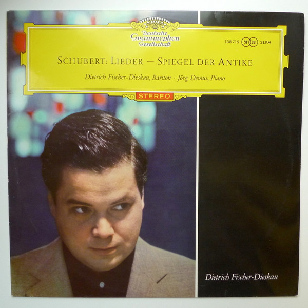Cover Schubert* - Dietrich Fischer-Dieskau, Jörg Demus - Lieder - Spiegel Der Antike (LP) Schallplatten Ankauf