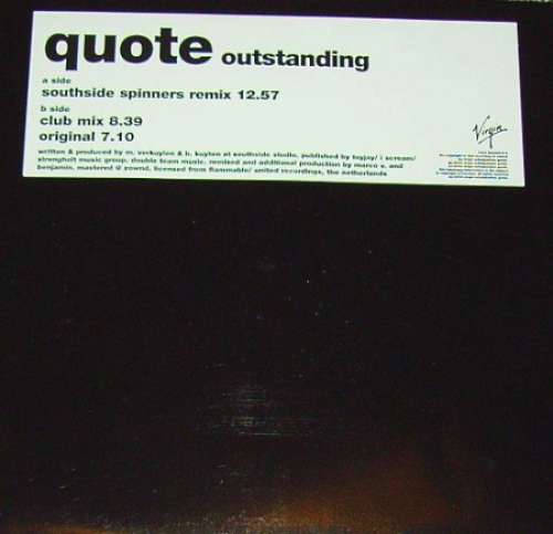 Bild Quote - Outstanding (12) Schallplatten Ankauf
