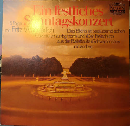 Cover Fritz Wunderlich - Ein Festliches Sonntagskonzert (LP) Schallplatten Ankauf