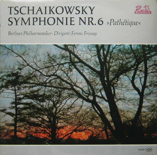 Cover Tschaikowsky*, Berliner Philharmoniker, Ferenc Fricsay - Symphonie Nr. 6 »Pathétique« (LP) Schallplatten Ankauf