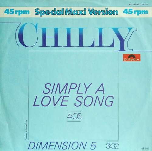 Cover Simply A Love Song Schallplatten Ankauf