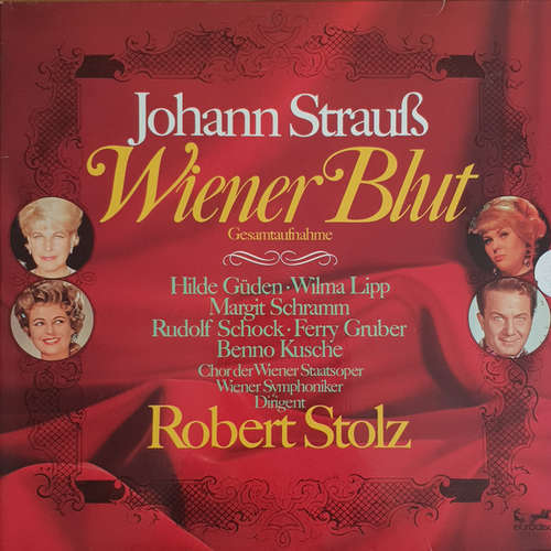 Cover Johann Strauss Jr. - Wiener Blut (Gesamtaufnahme) (2xLP, Gat) Schallplatten Ankauf