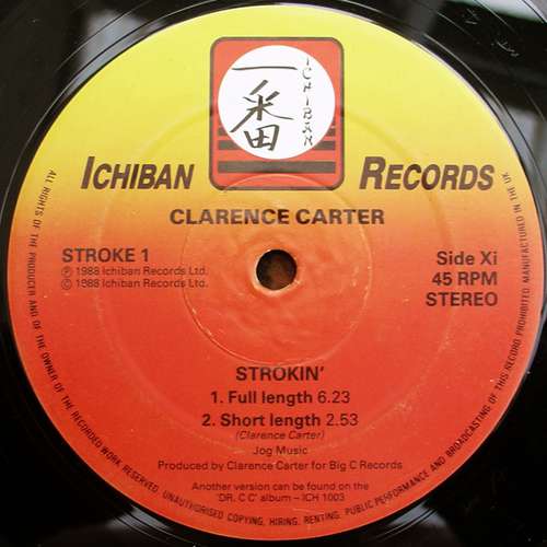 Cover Clarence Carter / Gary B. B. Coleman* - Strokin' / Watch Where You Stroke (12) Schallplatten Ankauf