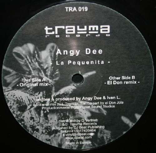 Cover Angy Dee - La Pequenita (12) Schallplatten Ankauf