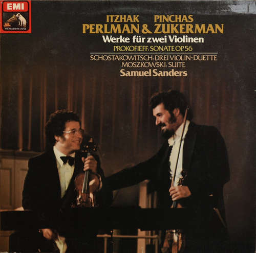 Cover Itzhak Perlman & Pinchas Zukerman - Werke für zwei Violinen (LP) Schallplatten Ankauf