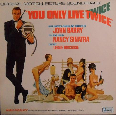 Cover John Barry - You Only Live Twice (Original Motion Picture Soundtrack) (LP, Album, Mono) Schallplatten Ankauf