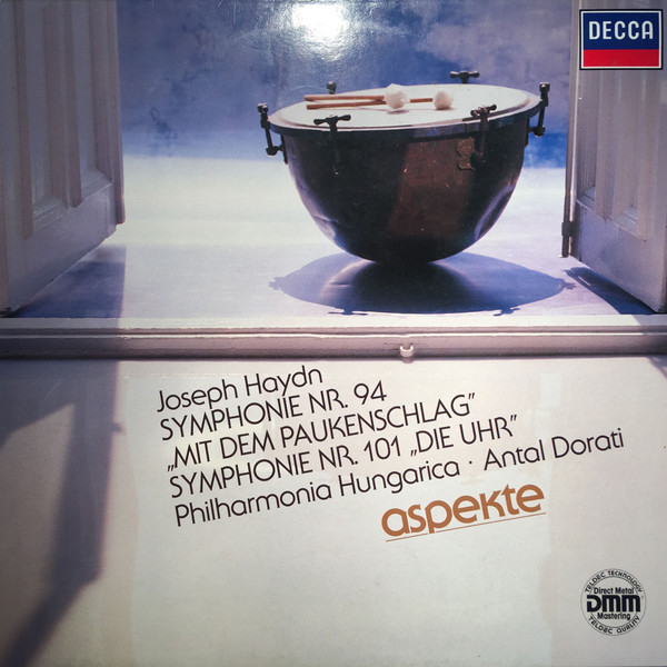 Cover Joseph Haydn, Philharmonia Hungarica, Antal Dorati - Sinfonie Nr. 94 Mit Dem Paukenschlag / Sinfonie Nr. 101 Die Uhr (LP, DMM) Schallplatten Ankauf