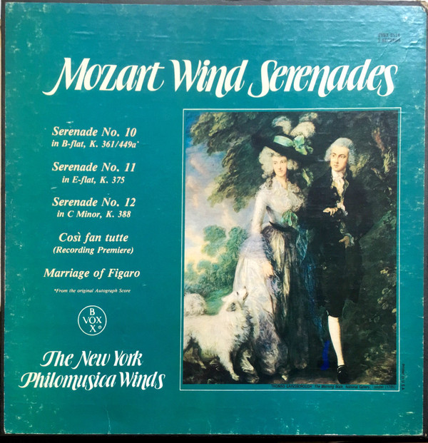 Cover Mozart*, New York Philomusica Winds - Mozart Wind Serenades (Box + 3xLP) Schallplatten Ankauf