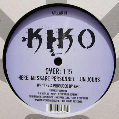 Cover Kiko - 1.15 (12) Schallplatten Ankauf