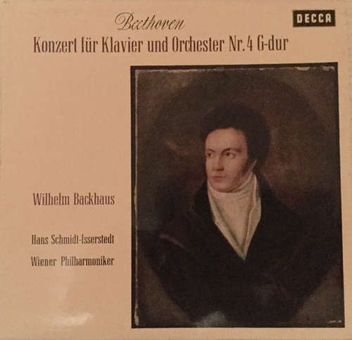 Cover Beethoven*, Backhaus*, Wiener Philharmoniker, Hans Schmidt-Isserstedt - Konzert für Klavier und Orchester Nr.4 G-dur (LP, RP) Schallplatten Ankauf
