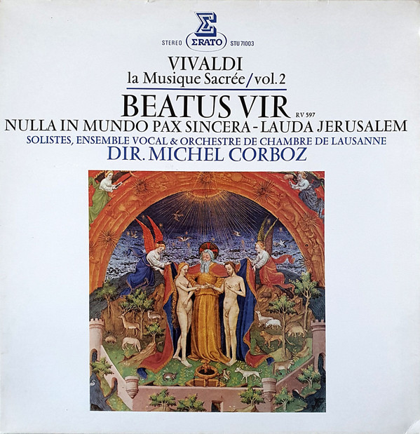 Cover Michel Corboz - Vivaldi - La Musque sacrée/vol. 2 - BEATUS VIR (LP, Album) Schallplatten Ankauf