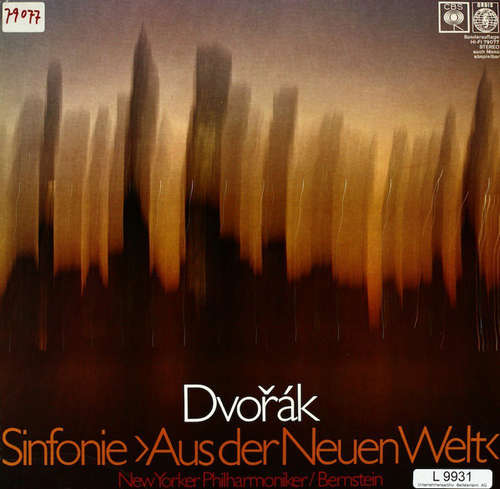 Cover Antonín Dvořák, The New York Philharmonic Orchestra, Leonard Bernstein - Sinfonie >Aus der Neuen Welt< (LP) Schallplatten Ankauf