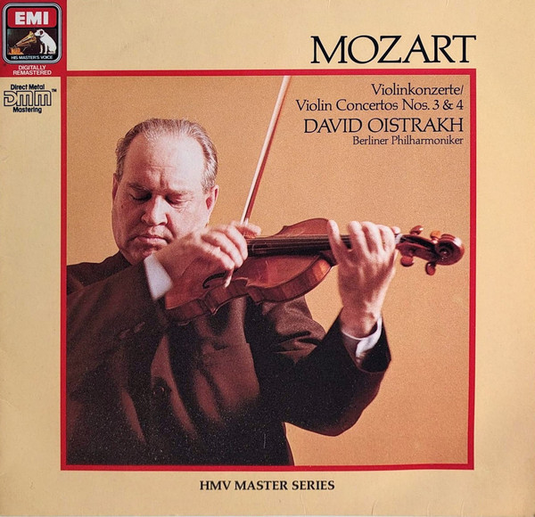 Cover Mozart* - David Oistrakh*, Berlin Philharmonic* - Violinkonzerte/ Violin Concertos Nos. 3 & 4 (LP, DMM) Schallplatten Ankauf