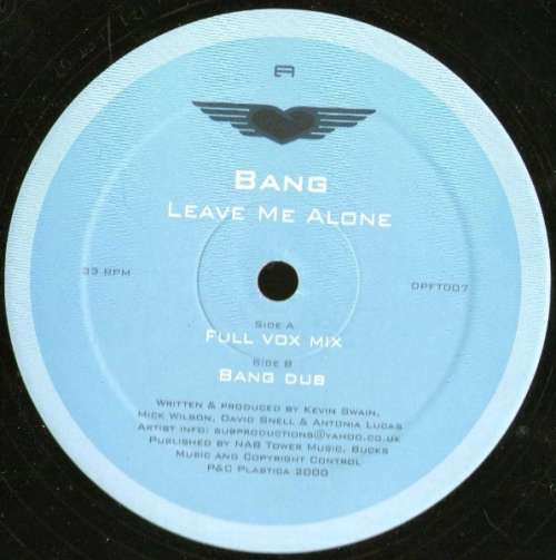 Cover Bang - Leave Me Alone (12) Schallplatten Ankauf