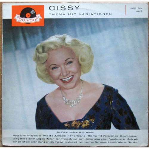 Cover Cissy Kraner - Thema Mit Variatonen (LP, Album) Schallplatten Ankauf