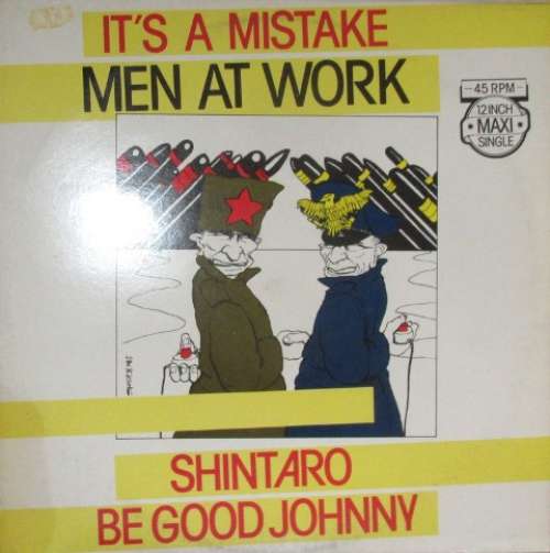 Cover Men At Work - It's A Mistake (12, Maxi) Schallplatten Ankauf