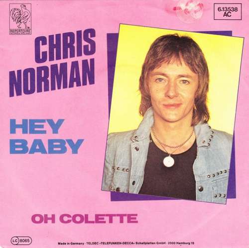 Cover Chris Norman - Hey Baby (7, Single) Schallplatten Ankauf