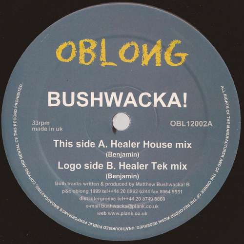 Cover Bushwacka! - Healer (12) Schallplatten Ankauf