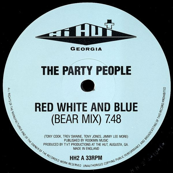 Cover The Party People (4) - Red White And Blue (12) Schallplatten Ankauf