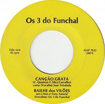 Bild Os 3 Do Funchal - 	Os 3 Do Funchal  (7, EP, Mono) Schallplatten Ankauf
