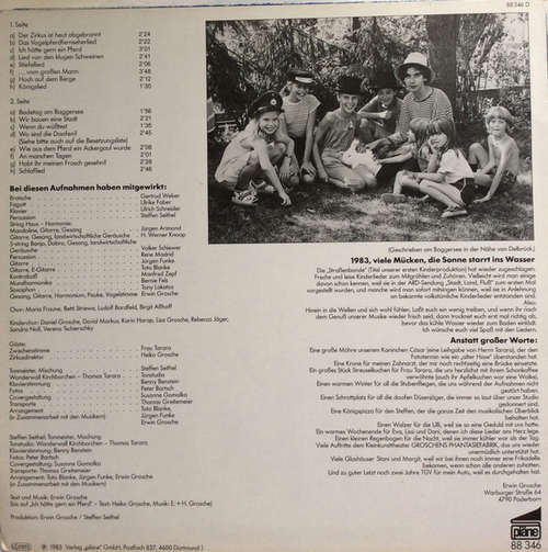 Cover Erwin Grosche - Badetag am Baggersee  (LP, Album) Schallplatten Ankauf