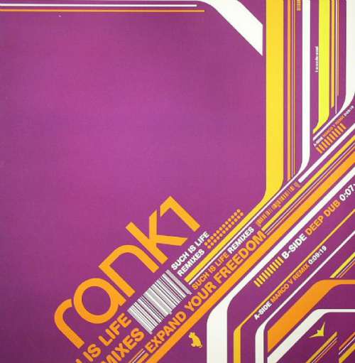 Cover Rank 1 Featuring Shanokee - Such Is Life (Remixes) (12) Schallplatten Ankauf