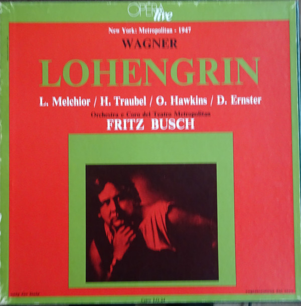 Cover Richard Wagner, Fritz Busch - Lohengrin (4xLP) Schallplatten Ankauf