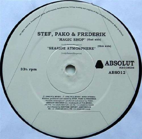 Cover Stef, Pako & Frederik - Magic Shop / Seaside Atmosphere (12) Schallplatten Ankauf