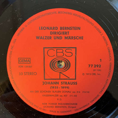 Cover Leonard Bernstein, New Yorker Philharmoniker* - Walzer Und Märsche (2xLP, Album, Gat) Schallplatten Ankauf