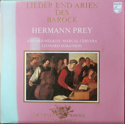 Cover Hermann Prey, Eduard Melkus, Marçal Cervera, Leonard Hokanson - Lieder & Arien Des Barock • Baroque Songs & Arias (LP) Schallplatten Ankauf